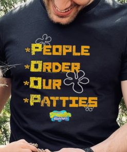 Official Youth People Order Our Patties Spongebob Squarepants Shirt