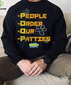 Official Youth People Order Our Patties Spongebob Squarepants Shirt
