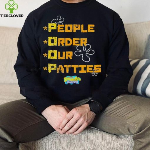 Official Youth People Order Our Patties Spongebob Squarepants Shirt