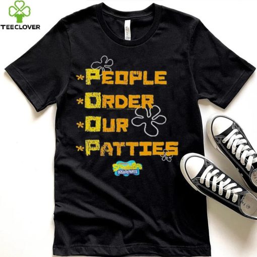 Official Youth People Order Our Patties Spongebob Squarepants Shirt