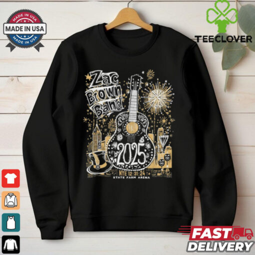 Official Zac Brown Band NYE Show At State Farm Arena in Atlanta GA December 31 2024 Shirt
