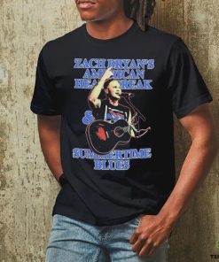 Official Zach Bryan American Head Break Summertime Blues T Shirt