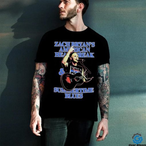 Official Zach Bryan American Head Break Summertime Blues T Shirt