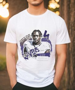 Official Zay Flowers Football Paper Baltimore Ravens Shirt