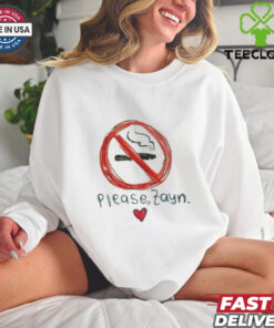 Official Zayn Concert Please Zayn Don’t Smoking T Shirt
