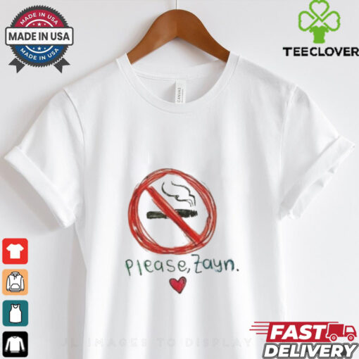 Official Zayn Concert Please Zayn Don’t Smoking T Shirt