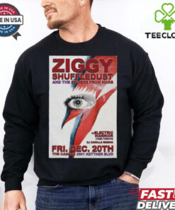 Official Ziggy Shuffledust And The Spiders From Mars December 2024 At The Casbah In San Diego CA Poster Shirt