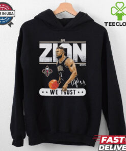 Official Zion Williamson New Orleans Basketball In Zion We Trust Shirt