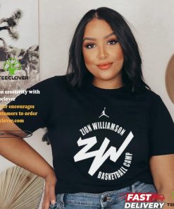 Official Zion Williamson Wearing Zion Williamson Basketball Camp Shirt