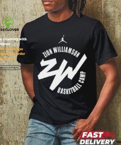 Official Zion Williamson Wearing Zion Williamson Basketball Camp Shirt
