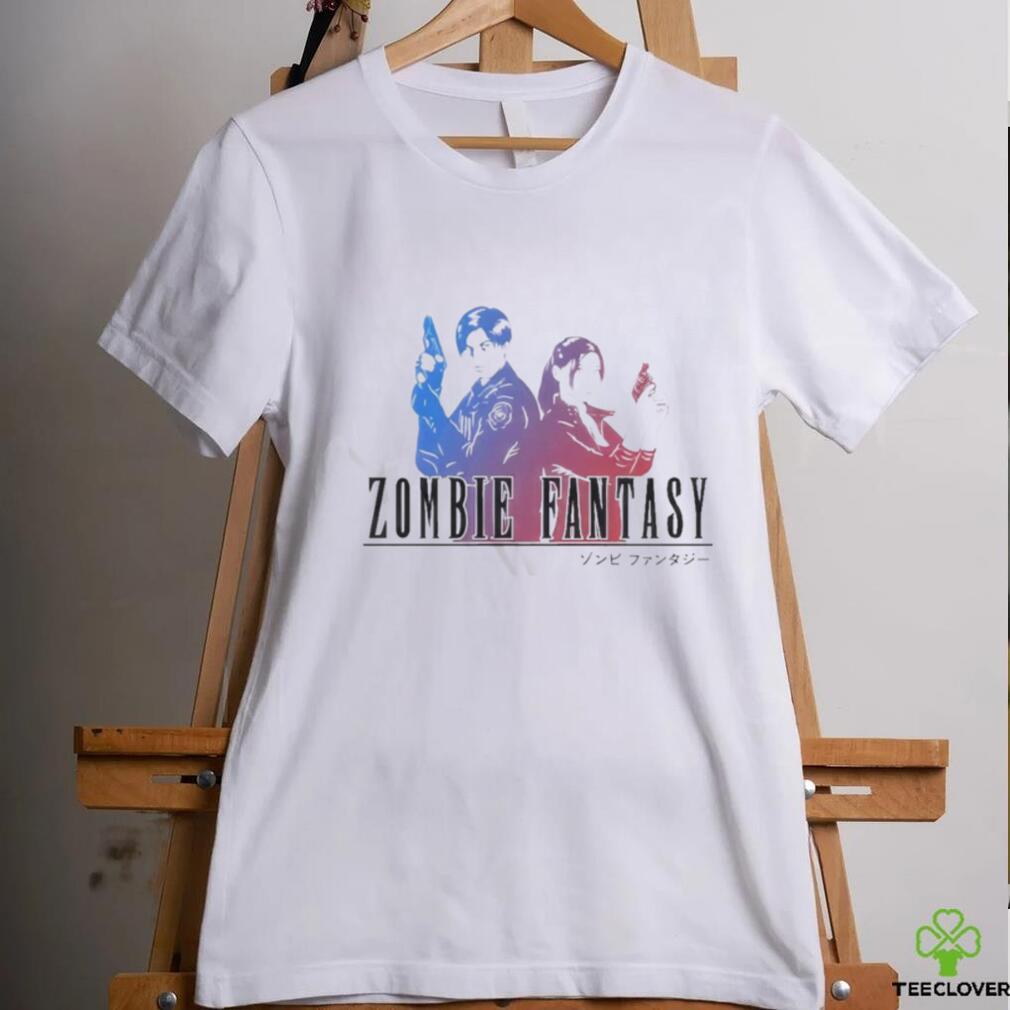 Official Zombie Fantasy Final Fantasy Resident Evil 2 Shirt Official Zombie Fantasy Final Fantasy Resident Evil 2 Shirt