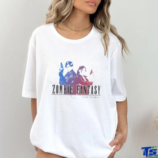 Official Zombie Fantasy Final Fantasy Resident Evil 2 Shirt