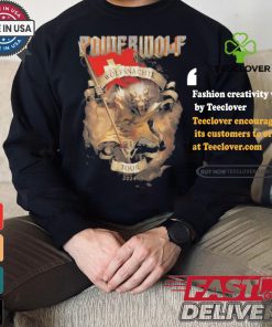Official Zurich Powerwolf Wolfsnächte Tour 2024 shirt