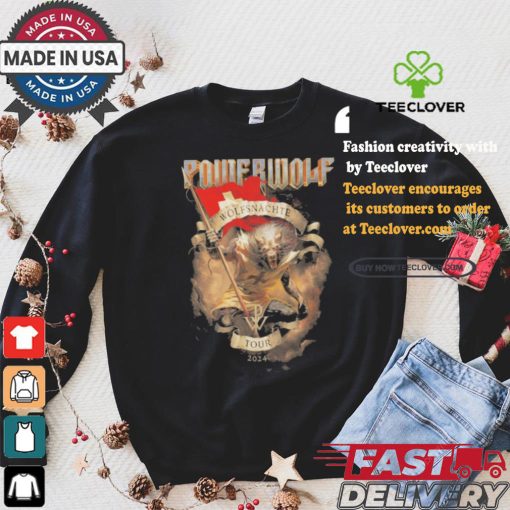 Official Zurich Powerwolf Wolfsnächte Tour 2024 shirt