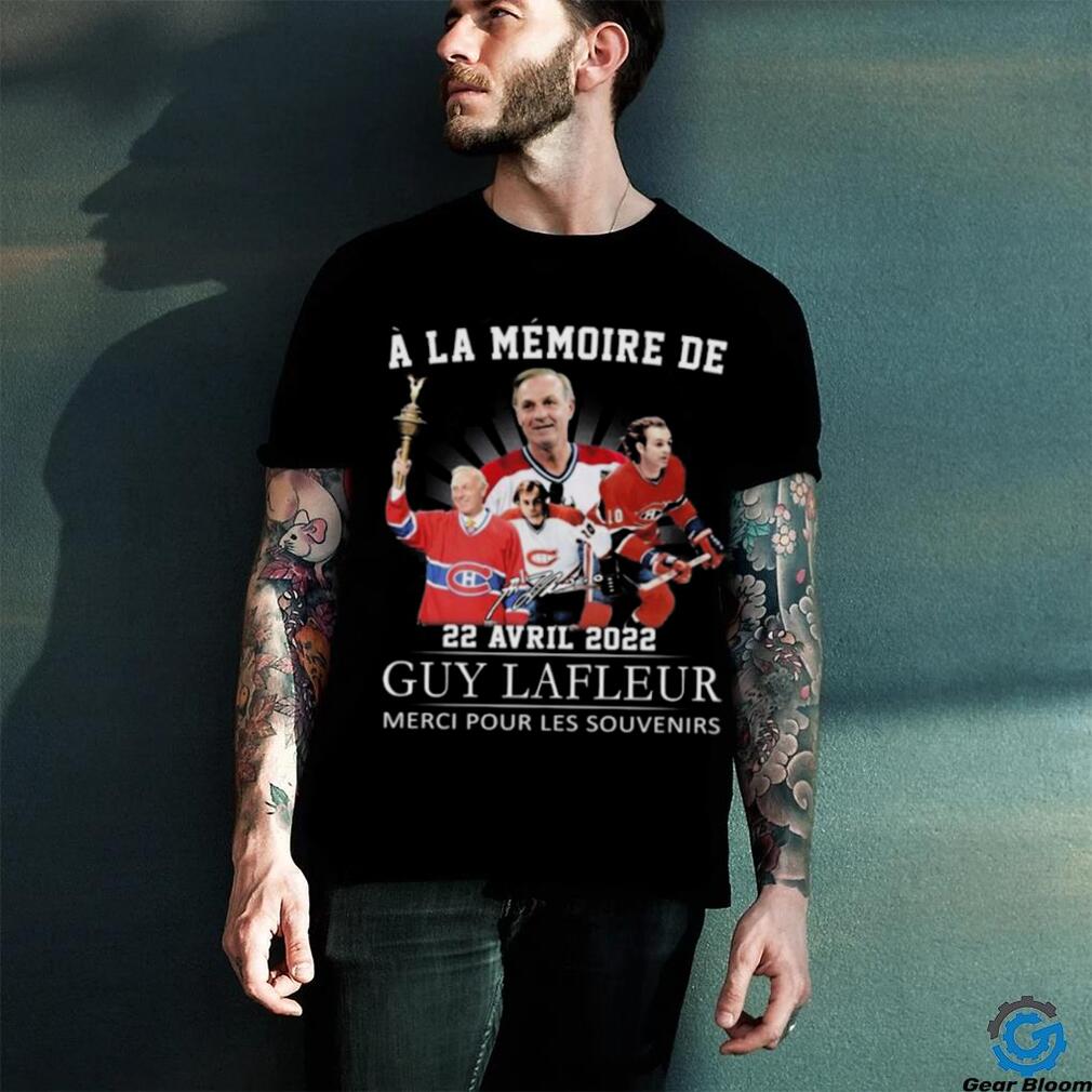 Official a La Memoire De 22 Avril 2022 Guy Lafleur Merci Pour Les Souvenirs Signature Shirt Official a La Memoire De 22 Avril 2022 Guy Lafleur Merci Pour Les Souvenirs Signature Shirt