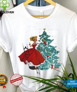 Official a Very Merry Christmas Girl Christmas Tree T shirt 2 Official a Very Merry Christmas Girl Christmas Tree T shirt