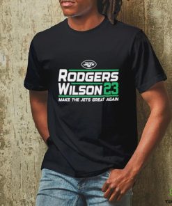 Official aaron Rodgers Garrett Wilson 2023 campaign shirt