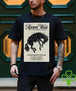 Official aaron West & The Roaring Twenties 2024 Western United States Tour Poster Shirt