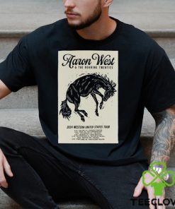 Official aaron West & The Roaring Twenties 2024 Western United States Tour Poster Shirt