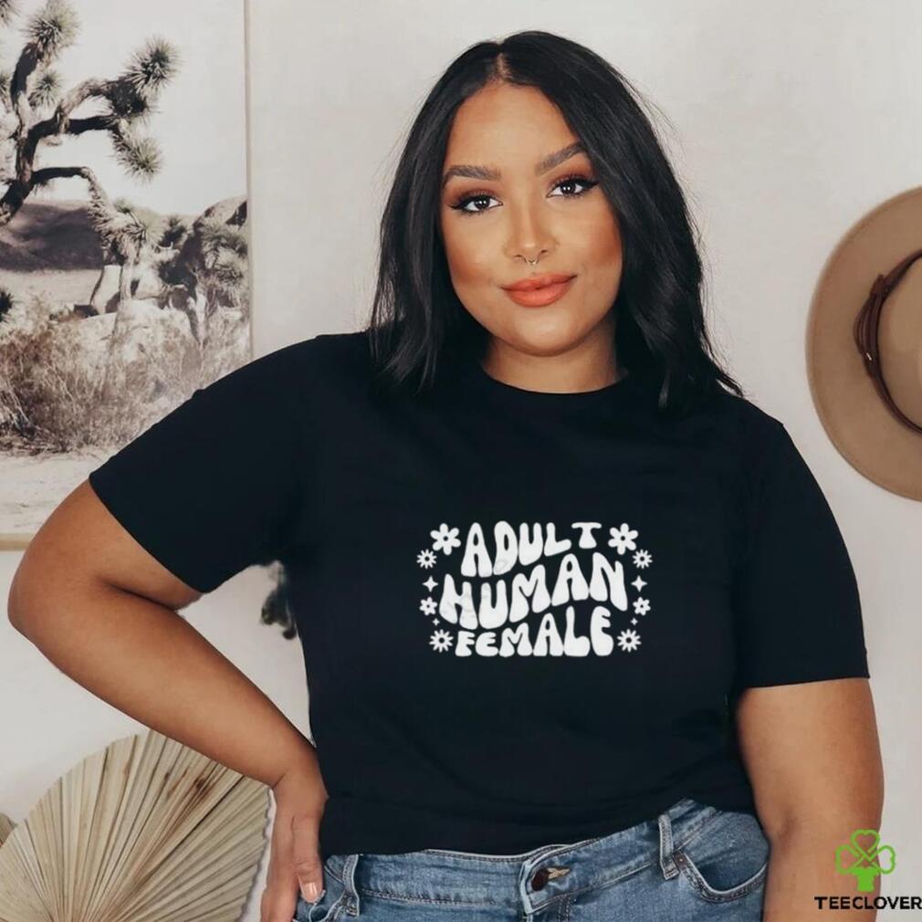 Official adult Human Female Flower Shirt Official adult Human Female Flower Shirt