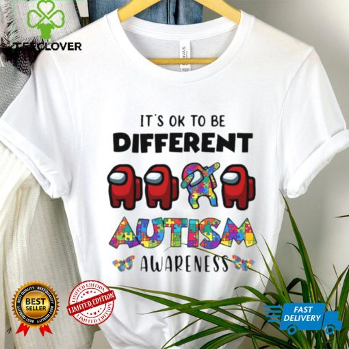 Official among us its okay to be different autism awareness hoodie, sweater, longsleeve, shirt v-neck, t-shirt