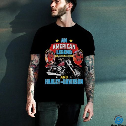 Official an American Legends Michael Jordan And Harley Davidson Signature Shirt