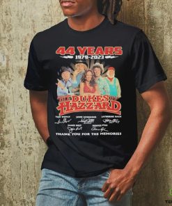 Official anniversary 44 Years The Dukes Of Hazzard T Shirt