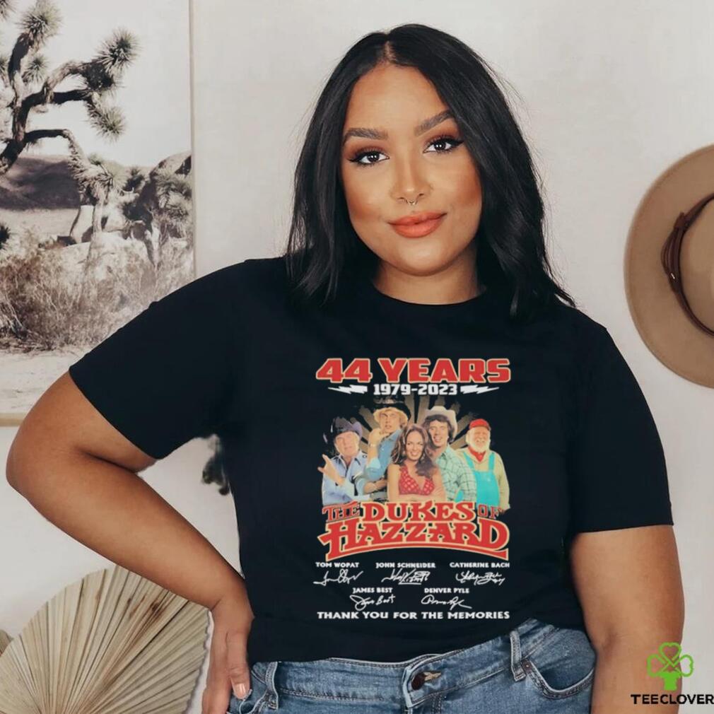 Official anniversary 44 Years The Dukes Of Hazzard T Shirt Official anniversary 44 Years The Dukes Of Hazzard T Shirt