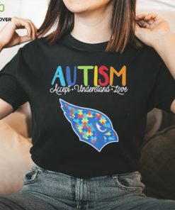 Official arizona Cardinals NFL Autism Awareness Accept Understand Love Shirt