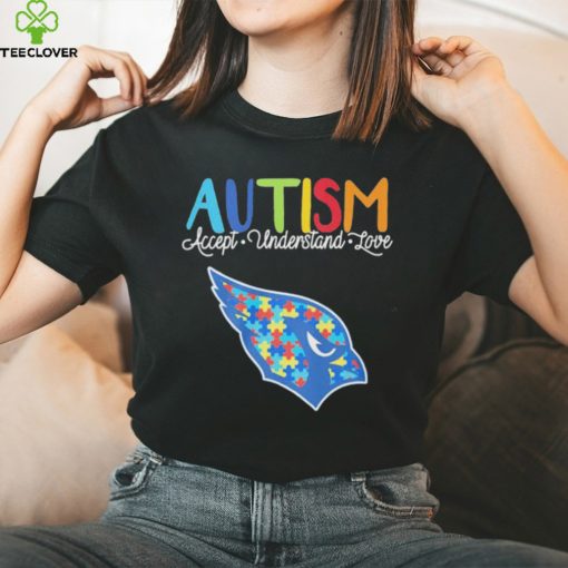 Official arizona Cardinals NFL Autism Awareness Accept Understand Love Shirt