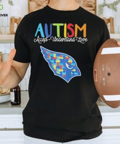 Official arizona Cardinals NFL Autism Awareness Accept Understand Love Shirt