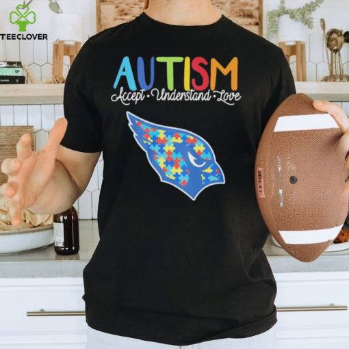Official arizona Cardinals NFL Autism Awareness Accept Understand Love Shirt