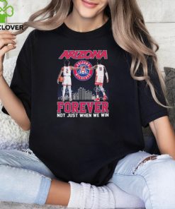 Official arizona Wildcats Caleb Love And Oumar Ballo Forever Not Just When We Win Signatures Shirt
