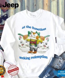 Official artbyjmcgg at the function seeking redemption shirt