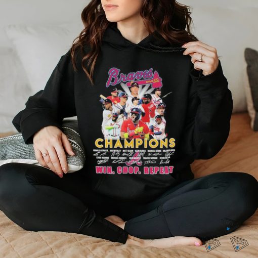 Official atlanta Braves Champions Win Chop Repeat Shirt