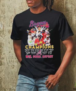 Official atlanta Braves Champions Win Chop Repeat Shirt