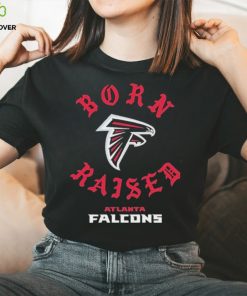 Atlanta falcons born x raised shirt, hoodie, sweater, long sleeve