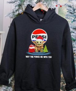 Official baby Yoda hat santa Pepsi may the force be with you logo christmas hoodie, sweater, longsleeve, shirt v-neck, t-shirt