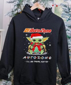 Official baby Yoda hug ball hat santa Autozone I’ll be there for you merry christmas hoodie, sweater, longsleeve, shirt v-neck, t-shirt