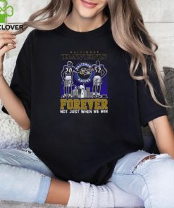 Official baltimore Ravens Ed Reed And Ray Lewis Forever Not Just When We Win Signatures Shirt