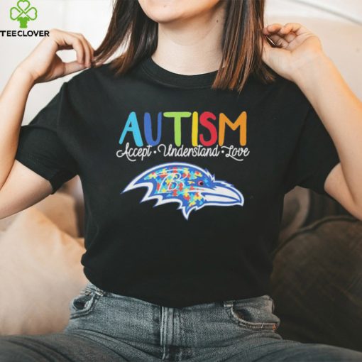 Official baltimore Ravens NFL Autism Awareness Accept Understand Love Shirt