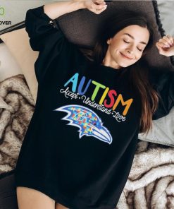 Official baltimore Ravens NFL Autism Awareness Accept Understand Love Shirt