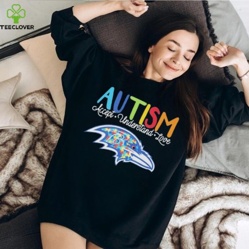 Official baltimore Ravens NFL Autism Awareness Accept Understand Love Shirt