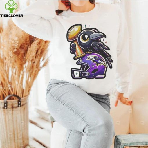 Official baltimore Ravens NFL Trophy Helmet Mascot Wins Shirt