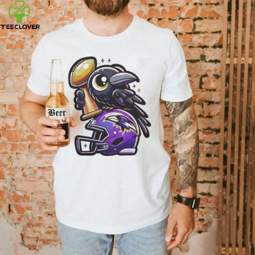 Official baltimore Ravens NFL Trophy Helmet Mascot Wins Shirt