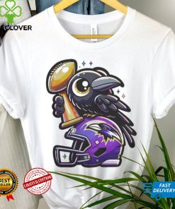 Official baltimore Ravens NFL Trophy Helmet Mascot Wins Shirt