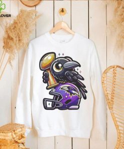 Official baltimore Ravens NFL Trophy Helmet Mascot Wins Shirt