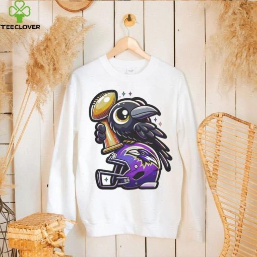 Official baltimore Ravens NFL Trophy Helmet Mascot Wins Shirt