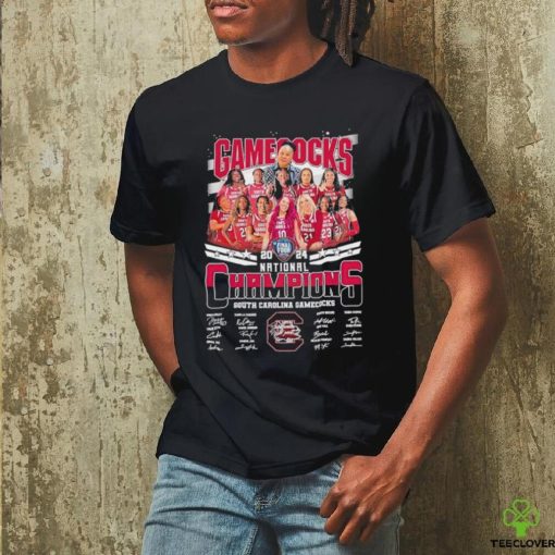 Official basketball National Champions South Carolina Gamecocks 2024 Team Player Proud T Shirt