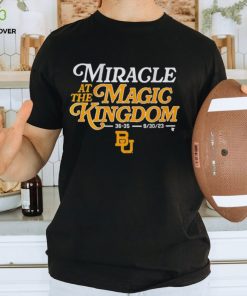 Official baylor Miracle At The Magic Kingdom Shirt